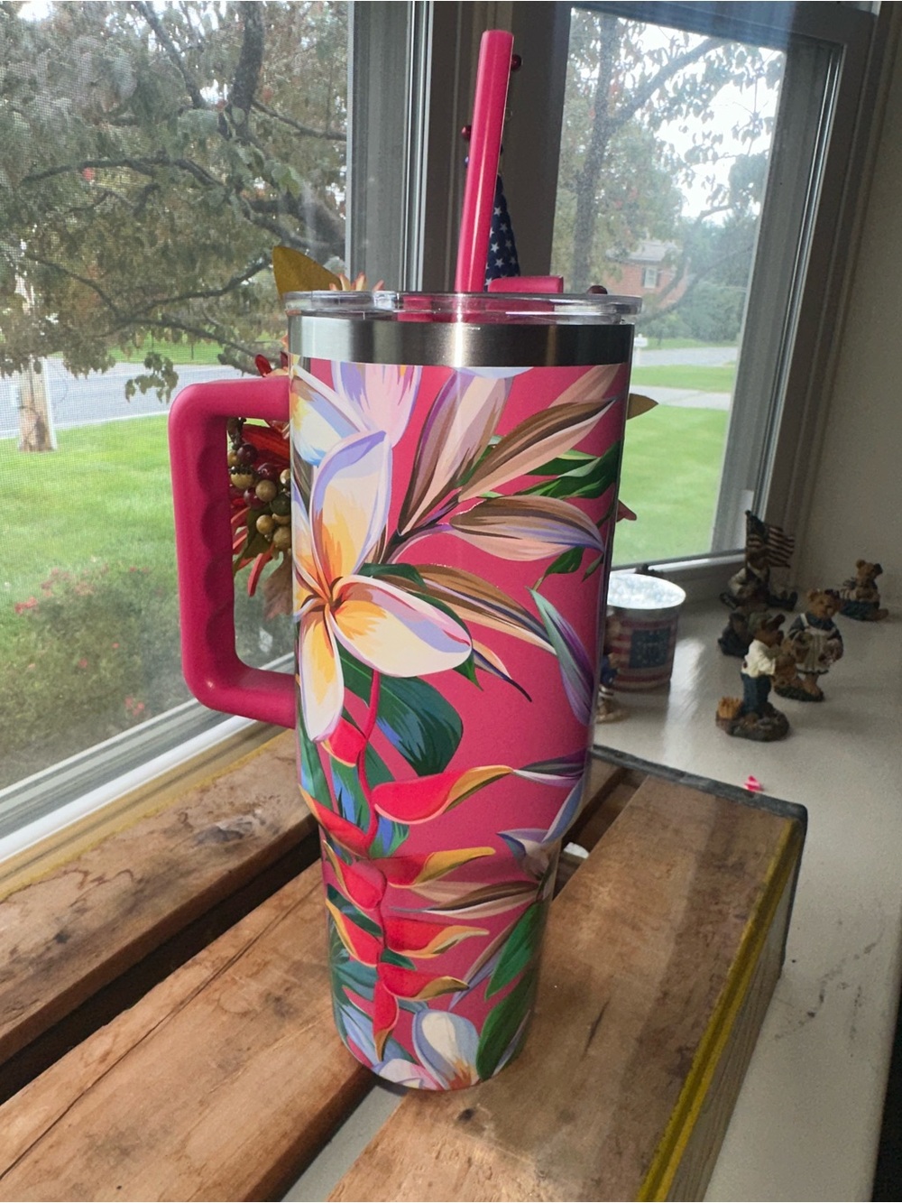 40oz. Parrot Stainless Steel Insulated Tumbler by Ashland ~ New - Picture 4 of 10
